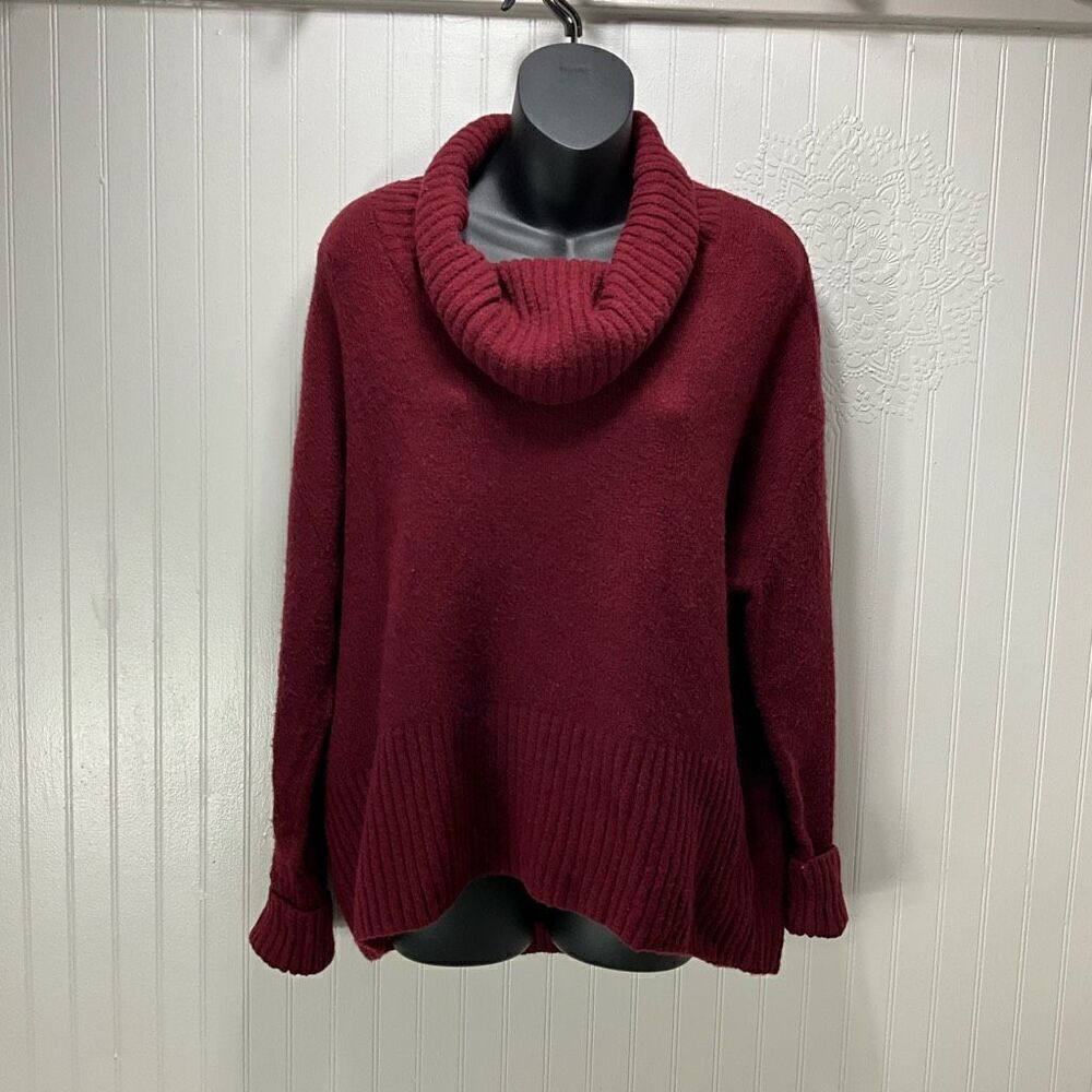 RACHEL ZOE Merino Wool Blend Cowl Neck Sweater